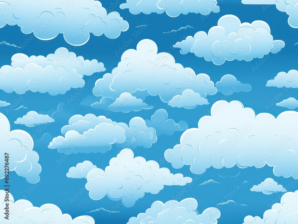 cute cloud seanless pattern cute cloud seanless pattern