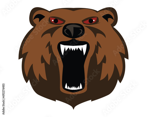bear logo and illustration design