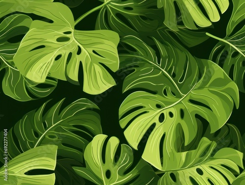 leaf seamless pattern