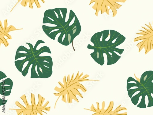 leaf seamless pattern