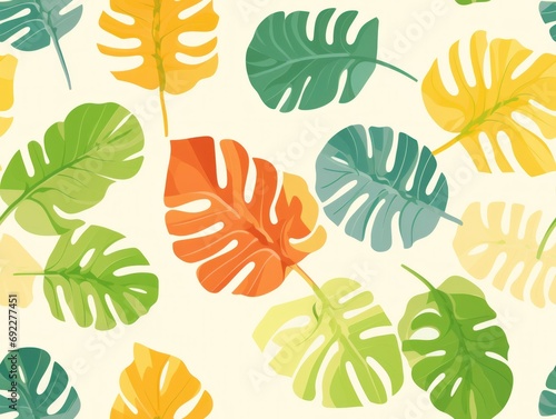 leaf seamless pattern