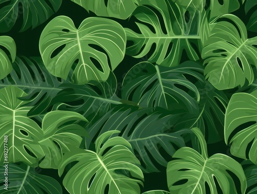 leaf seamless pattern