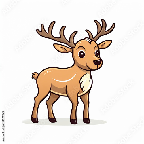 christmas reindeer ,Generated By Ai © jatuporn_apple