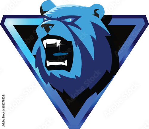bear logo and illustration design