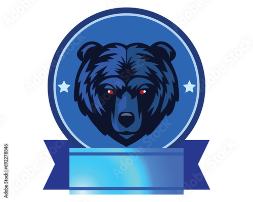 bear logo and illustration design