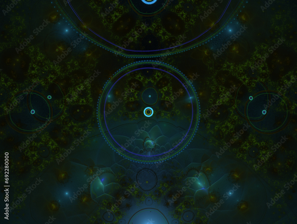 Obraz premium Imaginatory fractal abstract background Image