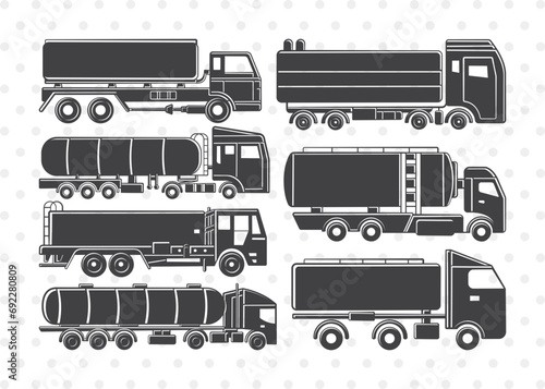 Oil Tank Truck Clipart, Oil Tank Truck SVG, Oil Truck Svg, Oil Tank Svg, Tank Truck Svg, Oil Truck Bundle
