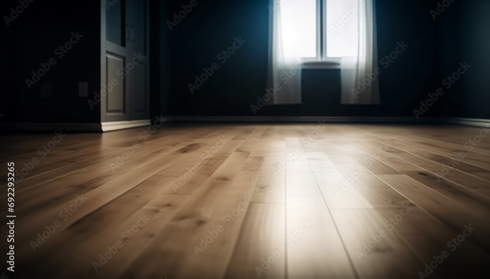 Modern luxury apartment with bright hardwood flooring and elegant decor generated by AI Modern luxury apartment with bright hardwood flooring and elegant decor generated by AI