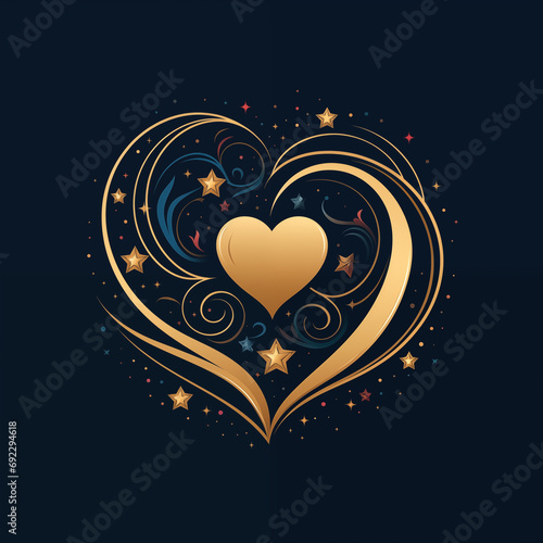 Heart shape logo