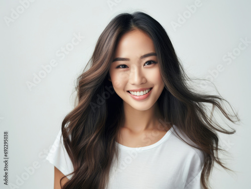 Young women person female pretty lady beauty face model portrait adult happy