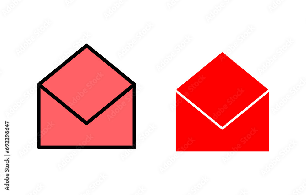 Mail icon set illustration. email sign and symbol. E-mail icon. Envelope icon Mail icon set illustration. email sign and symbol. E-mail icon. Envelope icon