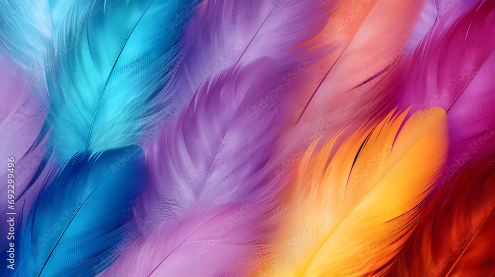 Vibrant hues dance across the canvas, as a skilled hand captures the intricate details of a feather in a stunning abstract masterpiece Vibrant hues dance across the canvas, as a skilled hand captures the intricate details of a feather in a stunning abstract masterpiece