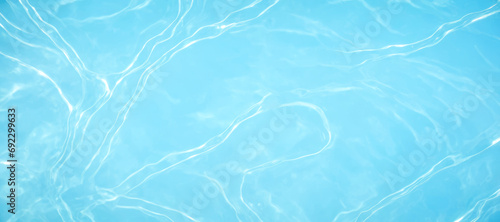 abstract blue color water wave, pure natural swirl pattern texture. Pool water surface wave texture background