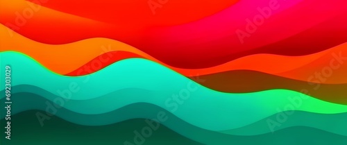 abstract colorful background with waves © Photographybd60