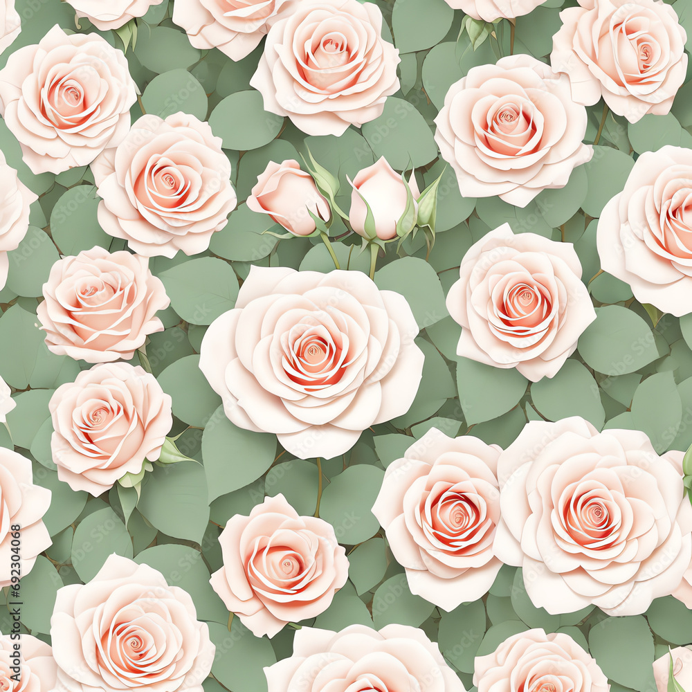 white rose beautiful seamless square background wallpaper