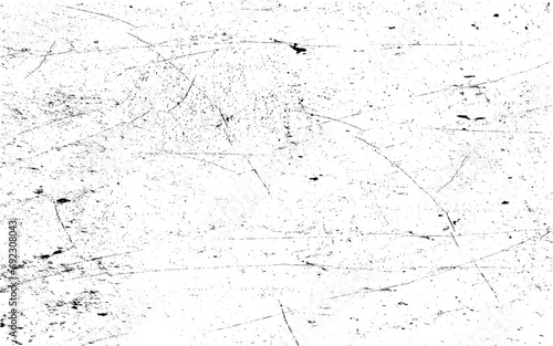Grunge black and white seamless pattern. Monochrome abstract texture. Background of scratch, scuffs, chips, stains, ink spots, lines. Dark design background surface. Gray printing element