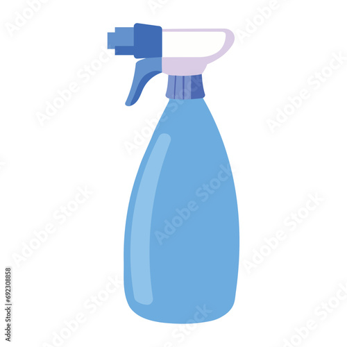 cleaning products spary bottle isolated