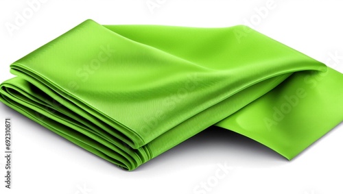 colored cloth isolated on white