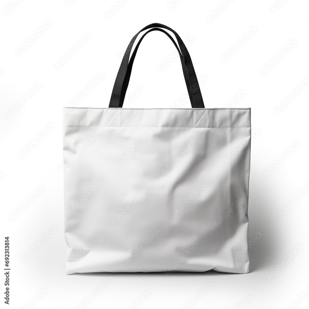 White blank Tote Bag Mockup light background White blank Tote Bag Mockup light background