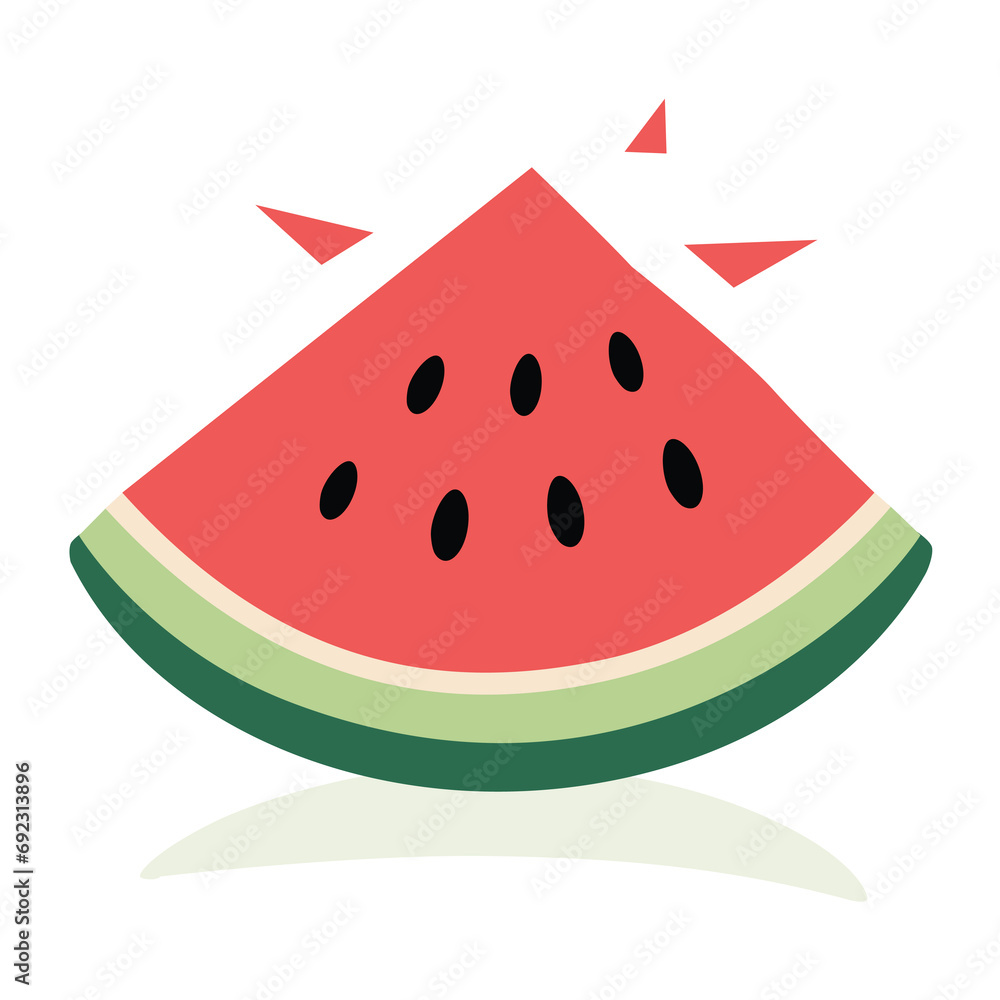 Bitten red watermelon slice vector. Slice of red watermelon clipart. Bitten red watermelon slice vector. Slice of red watermelon clipart.