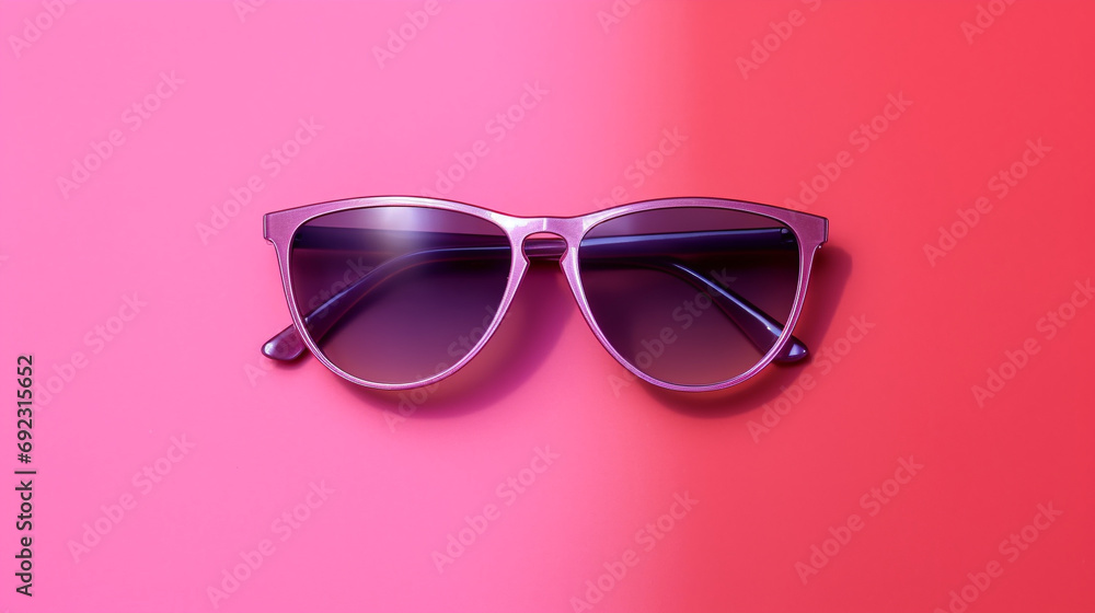 pink sunglasses isolated on white HD 8K wallpaper Stock Photographic Image 