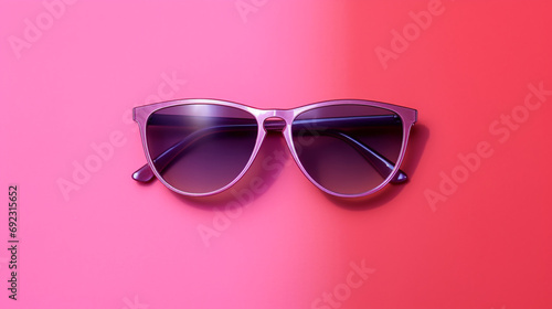 pink sunglasses isolated on white HD 8K wallpaper Stock Photographic Image 