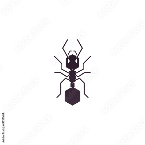 Ant Logo template vector illustration design