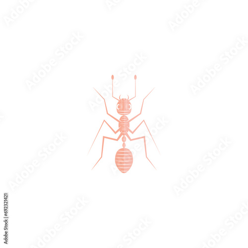 Ant Logo vector illustration template design