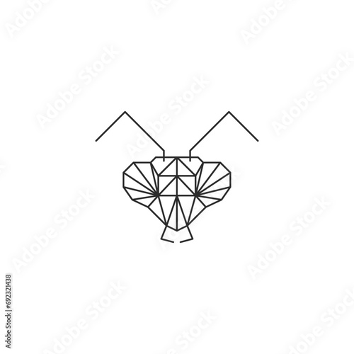 Ant Logo vector illustration template design