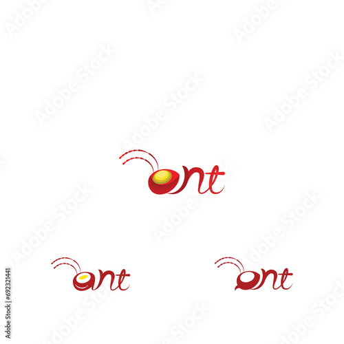 Ant Logo template vector illustration design