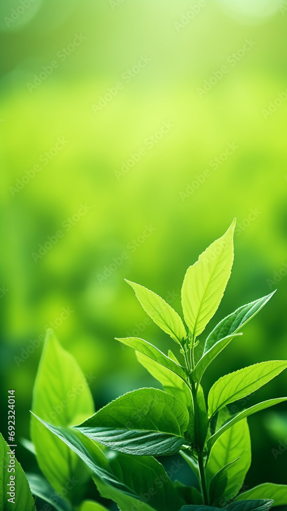 Nature of green leaf in garden at summer design illustration Nature of green leaf in garden at summer design illustration