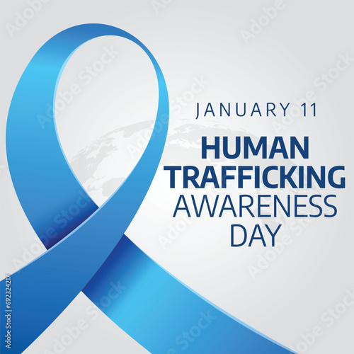 Flyers honoring the National Human Trafficking Awareness Day or promoting associated events might include vector graphics highlighting the holiday. design of flyers, celebratory materials.