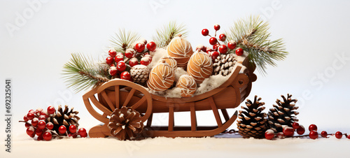 santa claus and christmas tree Cart and vases, Pigeon Valley, Göreme, Cappadocia, Turkey
 photo