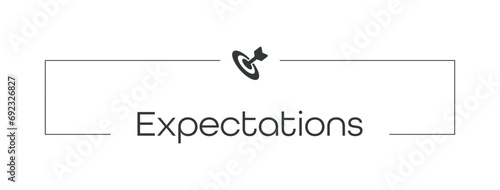 expectations text	 photo