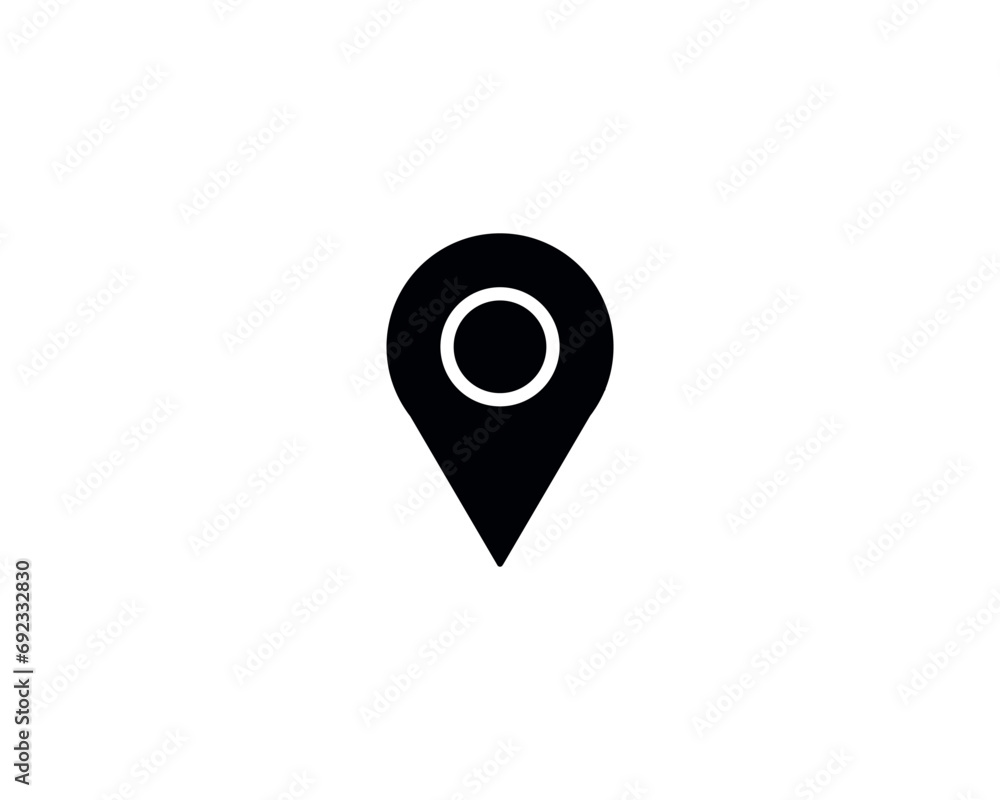 Location pin icon vector symbol design illustration Location pin icon vector symbol design illustration