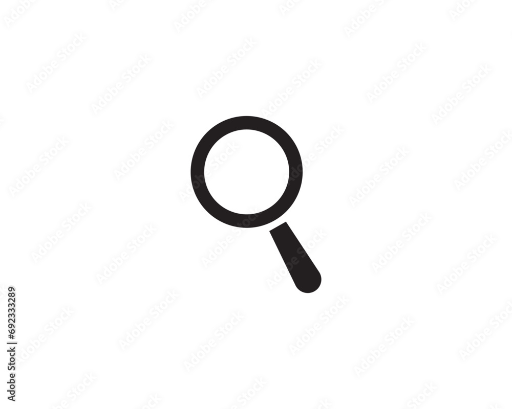 Magnify glass icon vector design illustration Magnify glass icon vector design illustration