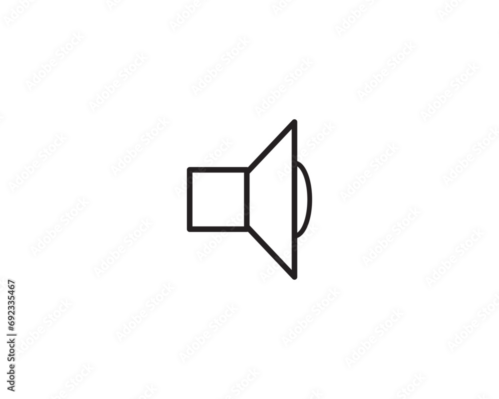 Speaker icon vector symbol design illustration Speaker icon vector symbol design illustration