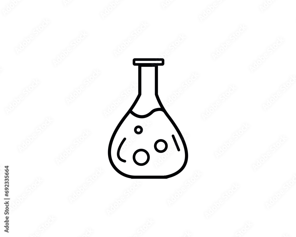 Tested chemical chemistry formula icon vector design isolated illustration Tested chemical chemistry formula icon vector design isolated illustration