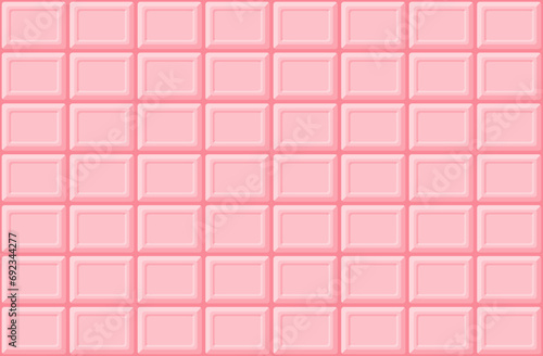 vector background with a strawberry chocolate bar for banners, greeting cards, flyers, social media wallpapers, etc.