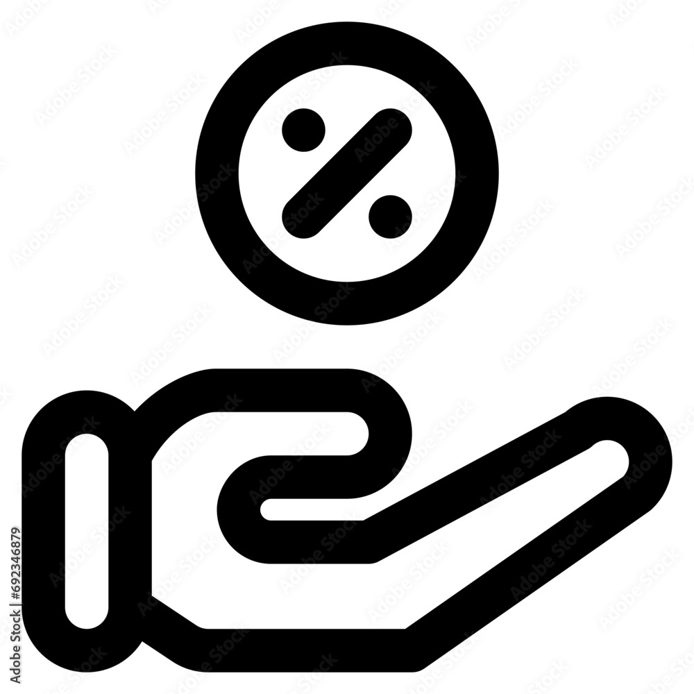 tax line icon