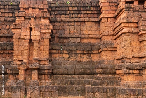 Textured old brick wall  Khao Klang Nok Si Thep Ancient City: Thailand's 7th World Heritage Site
Located in Si Thep Subdistrict, Si Thep District, Phetchabun 