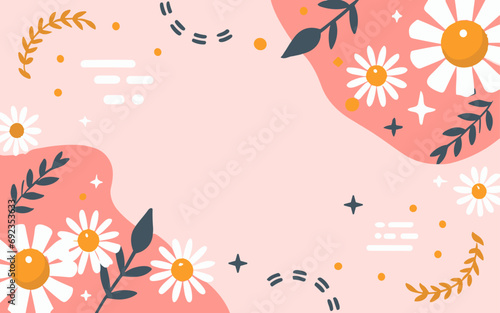 Abstract background poster. Good for fashion fabrics  postcards  email header  wallpaper  banner  events  covers  advertising  and more. Valentine s day  women s day  mother s day background.