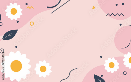 Floral background, Abstract. Good for fashion fabrics, postcards, email header, wallpaper, banner, events, covers, advertising, and more. Valentine's day, women's day, mother's day background.