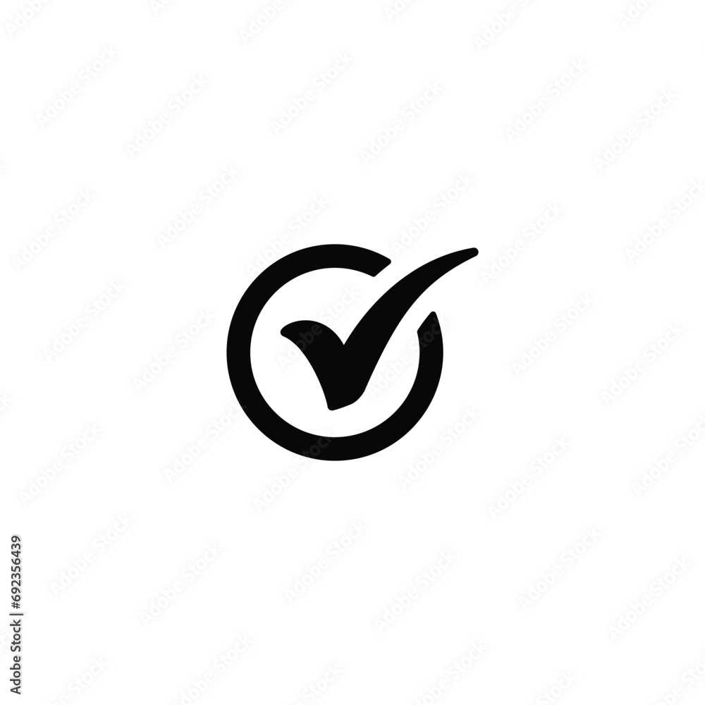 check mark icon vector design for web site Computer and mobile app check mark icon vector design for web site Computer and mobile app