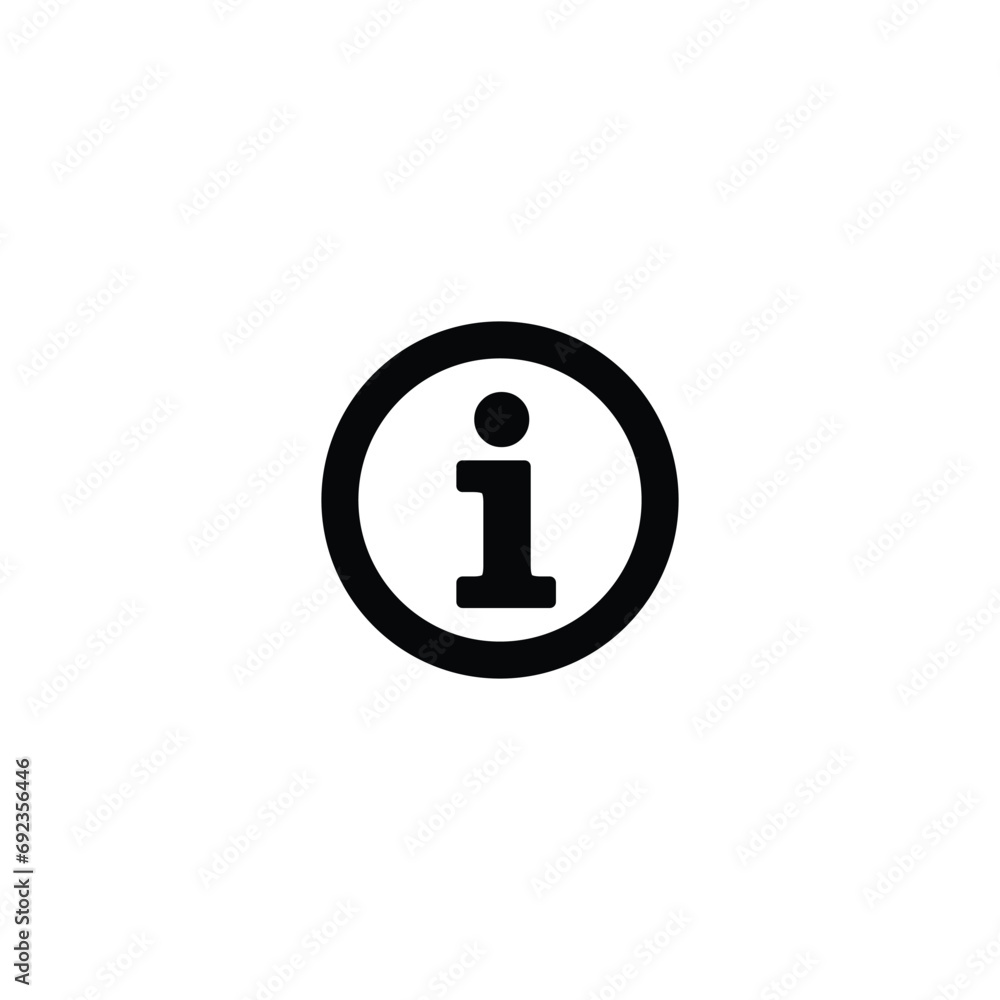 Info icon. info sign vector design for web site Computer and mobile app Info icon. info sign vector design for web site Computer and mobile app
