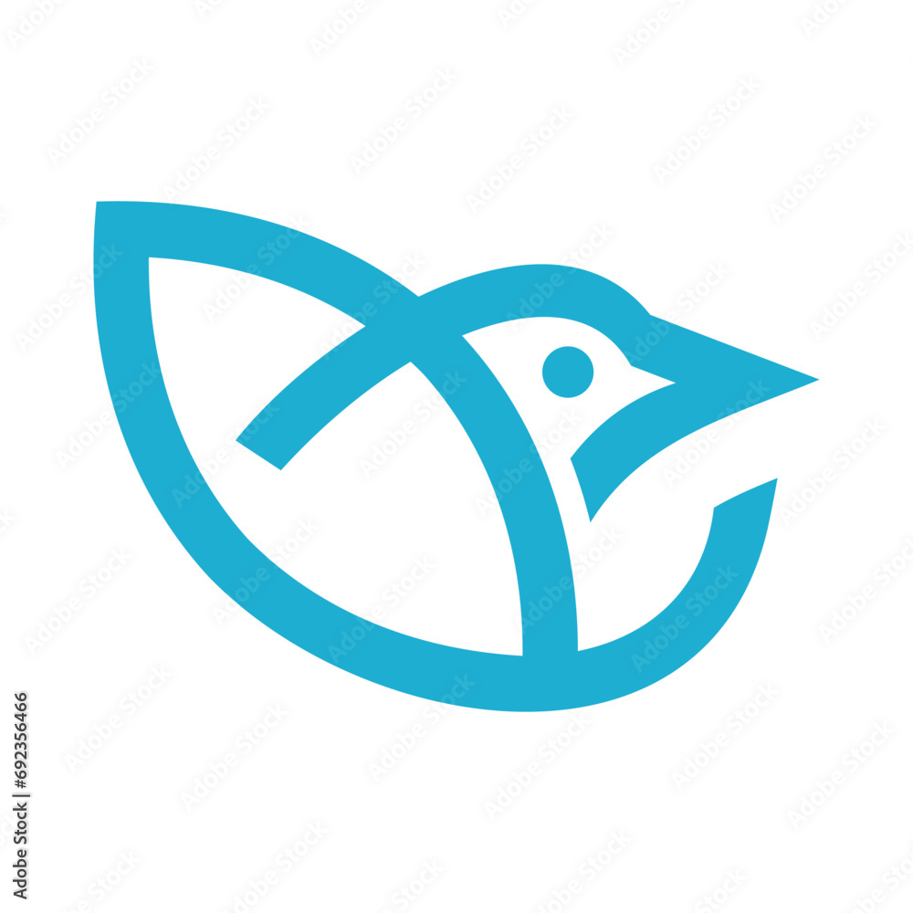 Obraz premium Bird Vector Logo Design Template