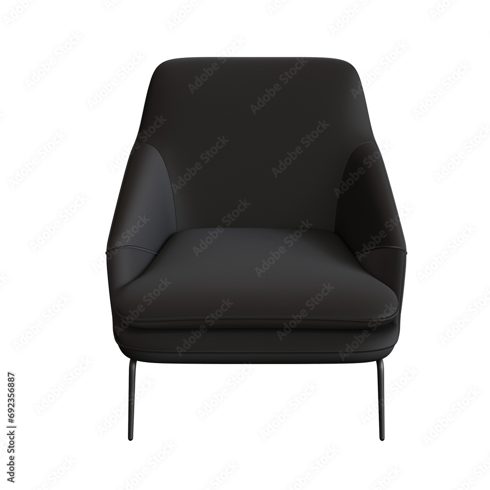 armchair isolate on a transparent background, interior furniture, 3D illustration, cg render armchair isolate on a transparent background, interior furniture, 3D illustration, cg render