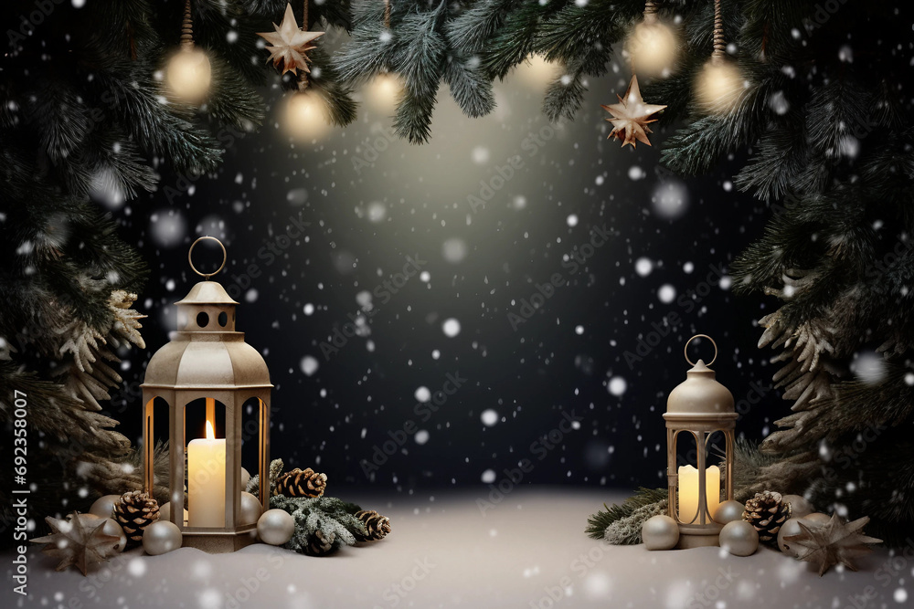 christmas background with lantern christmas background with lantern
