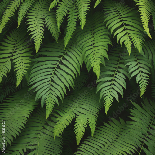 Fern leaf  green leaf background  text can be written  natural lush green leaves of leaf texture background.