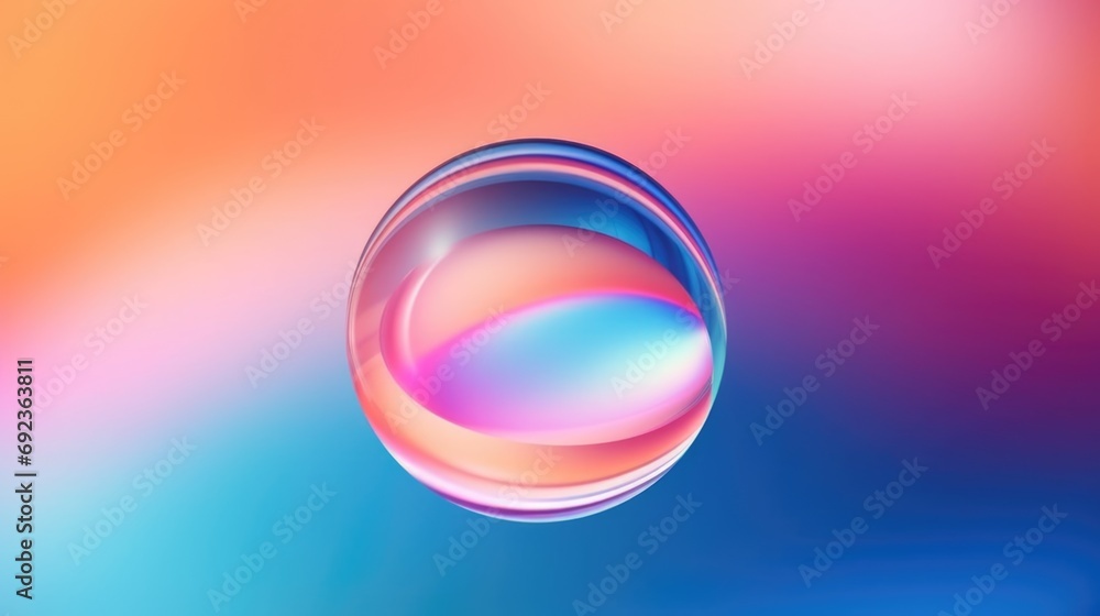background with colorful and vibrant bubbles, ai background with colorful and vibrant bubbles, ai